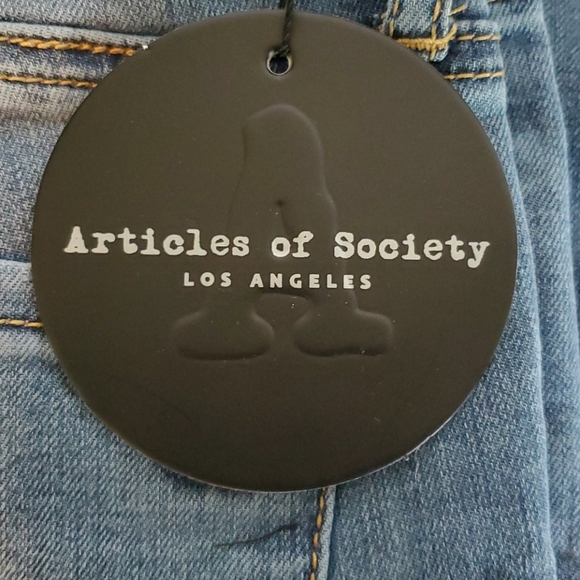 Articles of Society Women's Blue Denim Classic Skinny Jean's - Size 26/28 - Picture 7 of 7
